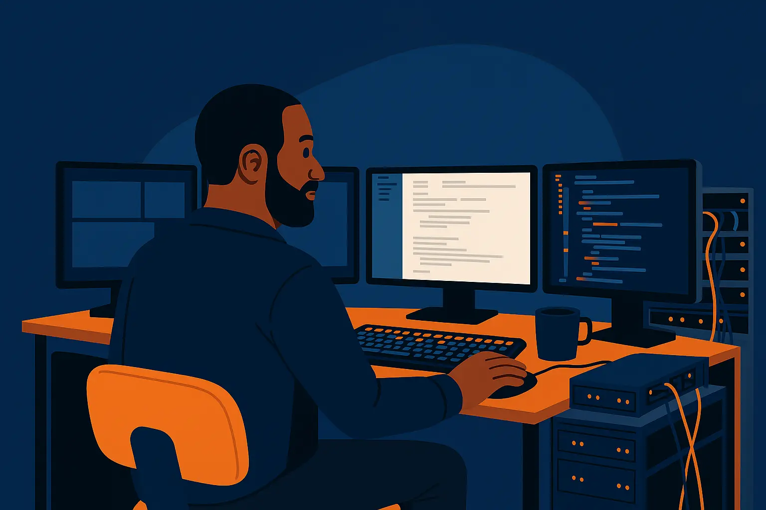 Illustration du laboratoire Roland Mayemba